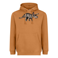 Meerkat Triceratops Horridus Heavyweight Hoodie - LillyAllenDesigns