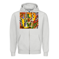 Dove Grey black girl power tumbler Zipper Hoodie - BundleAndBundleShop
