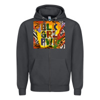 Smoke black girl power tumbler Zipper Hoodie - BundleAndBundleShop