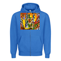 True Royal black girl power tumbler Zipper Hoodie - BundleAndBundleShop