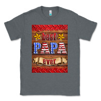 Charcoal Heather best papa ever air freshener Classic Tee - HRA Design Shop