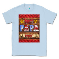 Dusty Blue best papa ever air freshener Classic Tee - HRA Design Shop