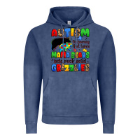 Vintage Denim autism the journey that turns mama bears Vintage Hoodie - JahusDesignShop