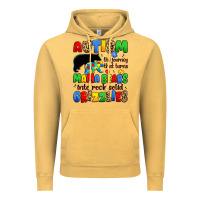 Vintage Mustard autism the journey that turns mama bears Vintage Hoodie - JahusDesignShop