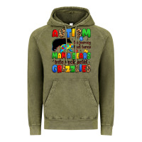 Vintage Olive autism the journey that turns mama bears Vintage Hoodie - JahusDesignShop