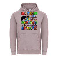 Vintage Zinc autism the journey that turns mama bears Vintage Hoodie - JahusDesignShop