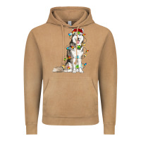 Vintage Camel Husky Christmas Lights Vintage Hoodie - RanaPortraitStore