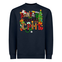 Navy santa's favorite cpht Heavyweight Sweatshirt - Zillion Design Studio