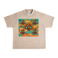 Thanksgiving Turkey Fall Urban Heavy Tee | Teevron