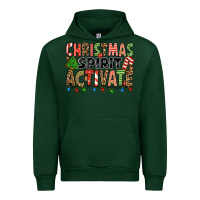 Forest Green christmas spirit activate Urban Hoodie - Jasminsmagicworld