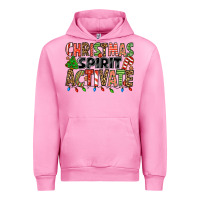 Fuchsia Pink christmas spirit activate Urban Hoodie - Jasminsmagicworld