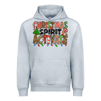 Heather Grey christmas spirit activate Urban Hoodie - Jasminsmagicworld