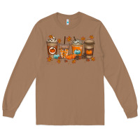 Toasted Coconut Fall Coffee Drink Long Sleeve Tee - RacoonDesign