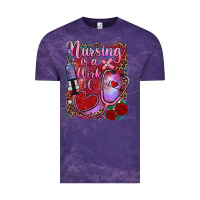 Cloud Purple nursing is a work of heart Vintage Tee - RanaPortraitStore