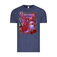 Vintage Denim nursing is a work of heart Vintage Tee - RanaPortraitStore