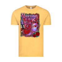 Vintage Mustard nursing is a work of heart Vintage Tee - RanaPortraitStore