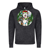 Husky And Farm Ornament Vintage Hoodie | Teevron