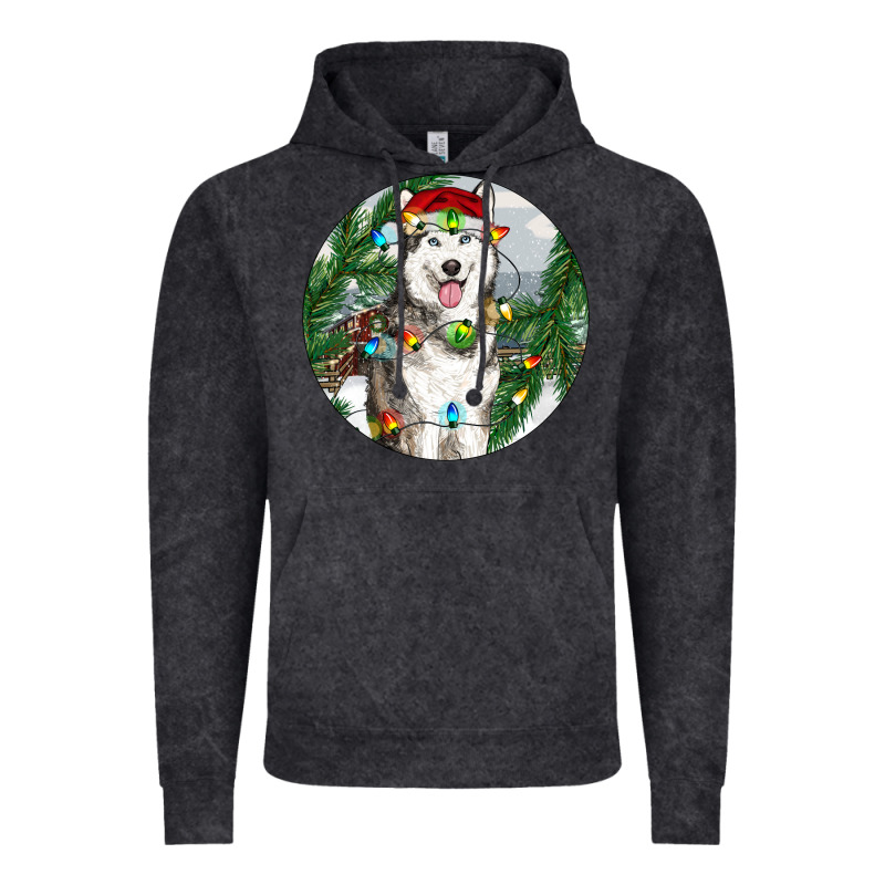 Husky And Farm Ornament Vintage Hoodie by RanaPortraitStore | Teevron