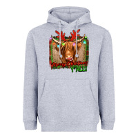 Heather Grey merry christmas y'all highland cow Heavyweight Hoodie - Jasminsmagicworld