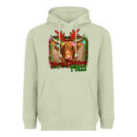 Matcha merry christmas y'all highland cow Heavyweight Hoodie - Jasminsmagicworld