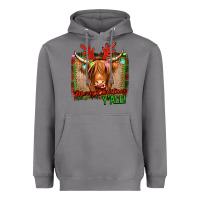 Storm merry christmas y'all highland cow Heavyweight Hoodie - Jasminsmagicworld
