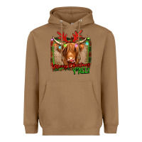 Toasted Coconut merry christmas y'all highland cow Heavyweight Hoodie - Jasminsmagicworld