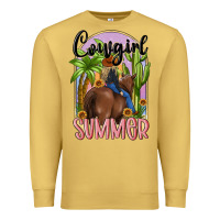 Antique Gold cowgirl summer Premium Sweatshirt - MaliasSmallBusiness