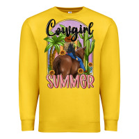 Lemon cowgirl summer Premium Sweatshirt - MaliasSmallBusiness