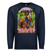 Navy cowgirl summer Premium Sweatshirt - MaliasSmallBusiness