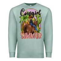 Seafoam cowgirl summer Premium Sweatshirt - MaliasSmallBusiness