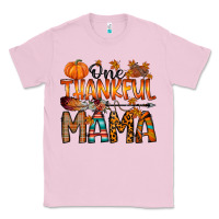 Bubblegum Pink one thankful mama Classic Tee - RacoonDesign