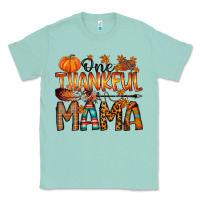 Seafoam one thankful mama Classic Tee - RacoonDesign