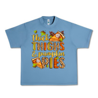 Pebble Blue thick thighs and pumpkin pies Urban Heavy Tee - Zillion Design Studio