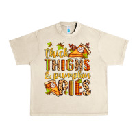 Sandshell thick thighs and pumpkin pies Urban Heavy Tee - Zillion Design Studio