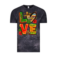 Cloud Black love mexico Vintage Tee - Zillion Design Studio