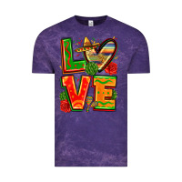 Cloud Purple love mexico Vintage Tee - Zillion Design Studio