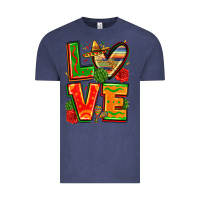 Vintage Denim love mexico Vintage Tee - Zillion Design Studio