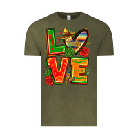 Vintage Olive love mexico Vintage Tee - Zillion Design Studio