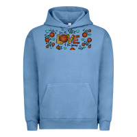 Pigment Pebble Blue for the love of the game basketball Urban Hoodie - Jasminsmagicworld