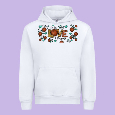 For The Love Of The Game Basketball Urban Hoodie Designed By Jasminsmagicworld