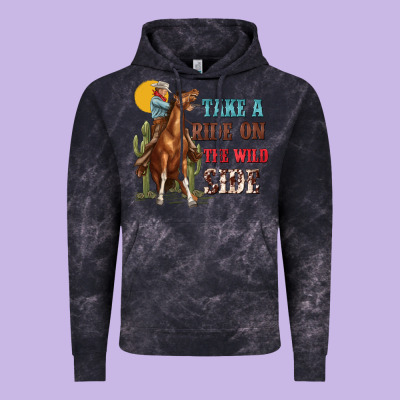 Take A Ride On The Wild Side With Rodeo Vintage Hoodie Designed By Texasbilliewilder