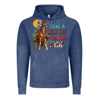 Vintage Denim take a ride on the wild side with rodeo Vintage Hoodie - texasbilliewilder