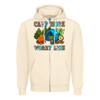Sandshell camp more worry less Zipper Hoodie - AdoDesignShop