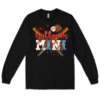 Black ballpark mini Long Sleeve Tee - AdoDesignShop