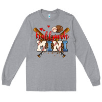 Heather Grey ballpark mini Long Sleeve Tee - AdoDesignShop