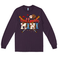 Plum ballpark mini Long Sleeve Tee - AdoDesignShop