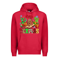 Cardinal Merry Texmas Premium Hoodie - MaliasSmallBusiness