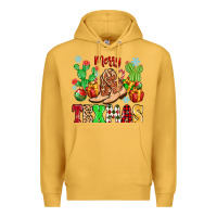 Mustard Merry Texmas Premium Hoodie - MaliasSmallBusiness