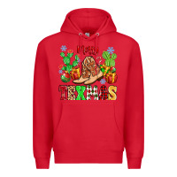 Red Merry Texmas Premium Hoodie - MaliasSmallBusiness