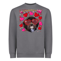 Storm Valentine's day havanese dog Heavyweight Sweatshirt - RanaPortraitStore